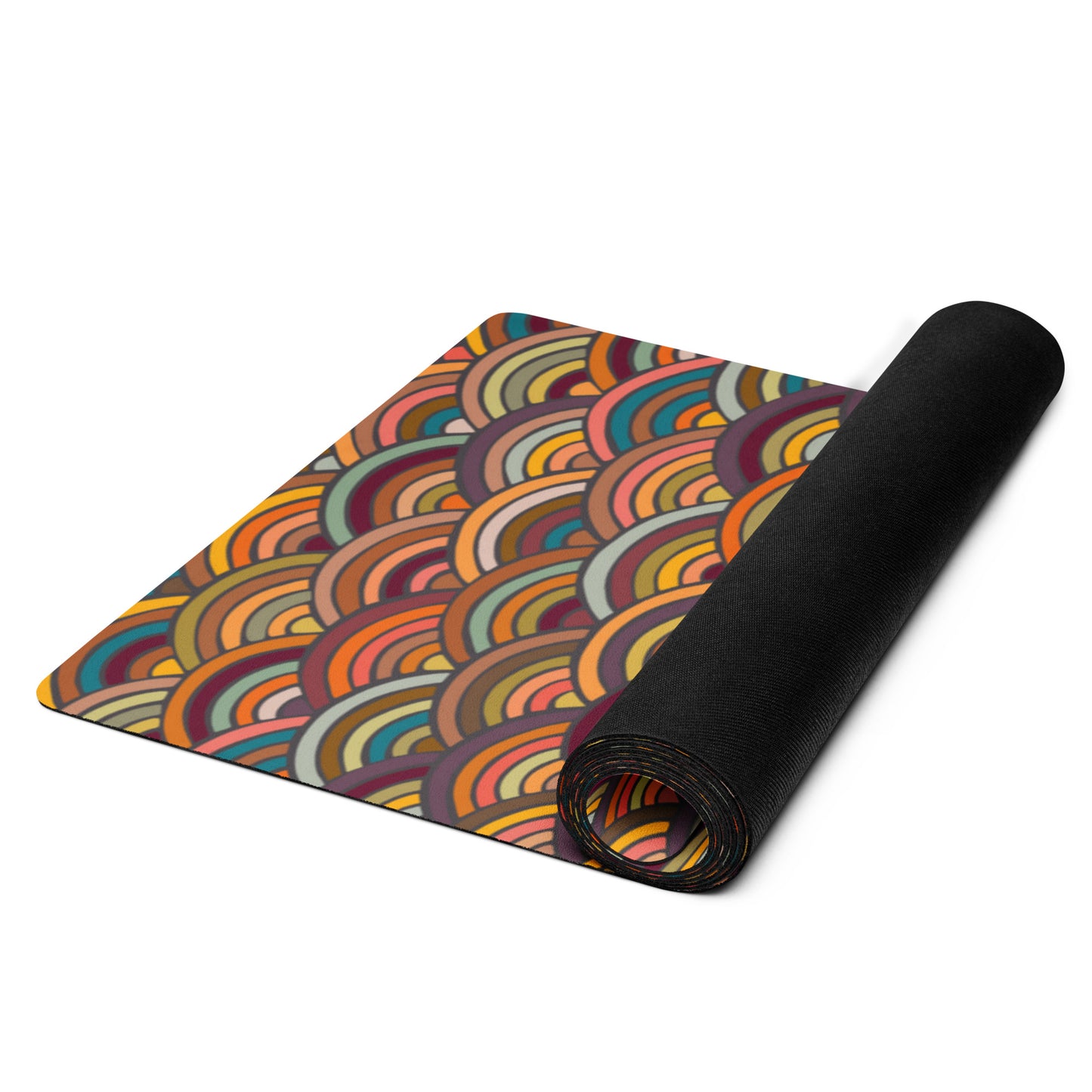 Boho Rainbow Yoga Mat