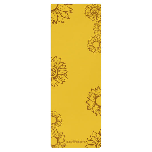 Sunflower Yoga Mat